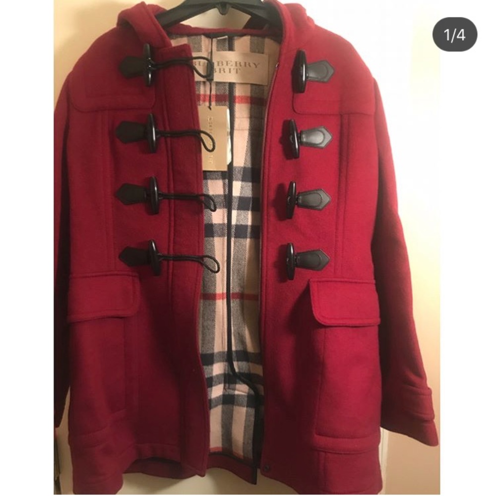 Burberry pea coat